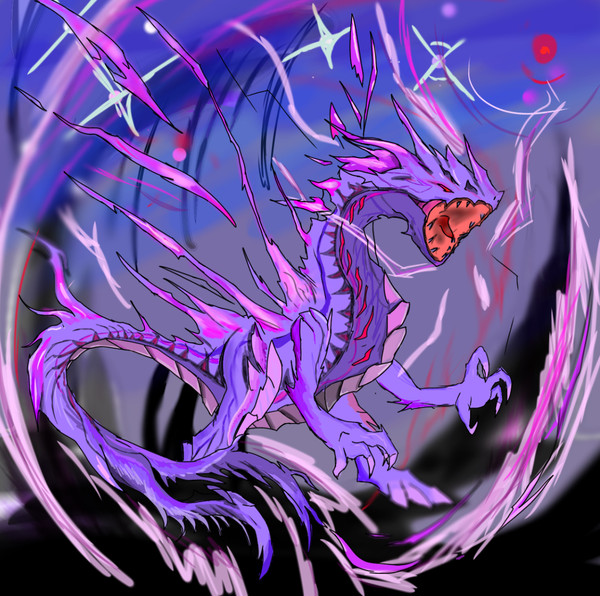 菫色には奔流を。