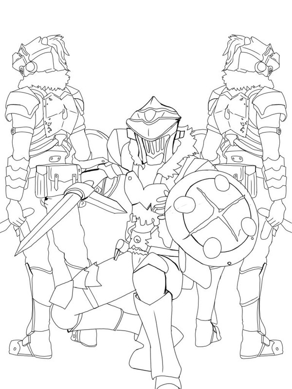 Goblin slayer posing
