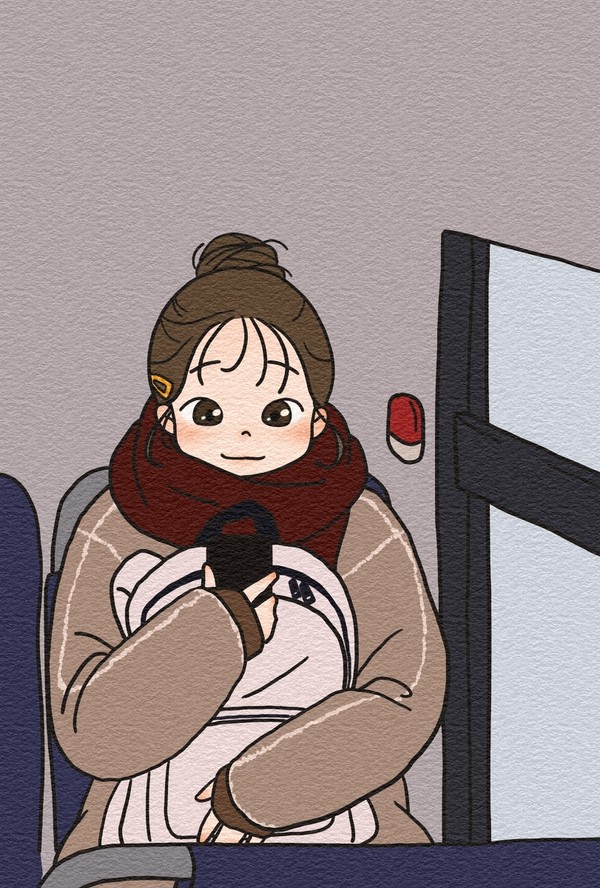 버스 창가