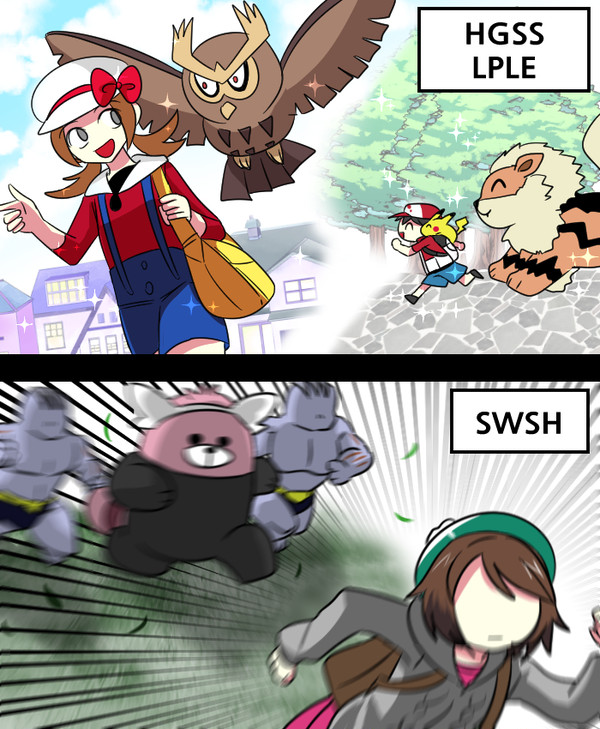 ポケモンが後ろについてくるということは