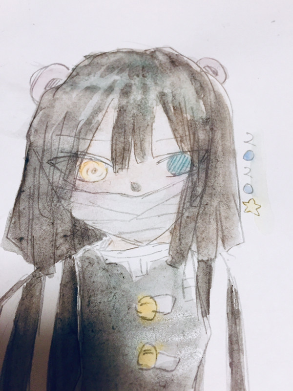 おばむい( ¨̮ )💕のつもりはないよ。水彩～🎨