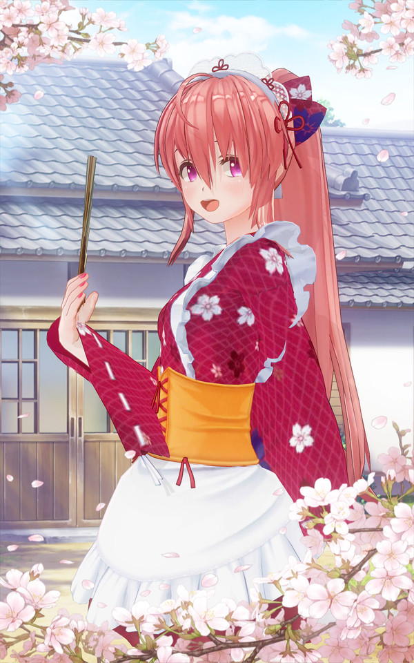 和装女子