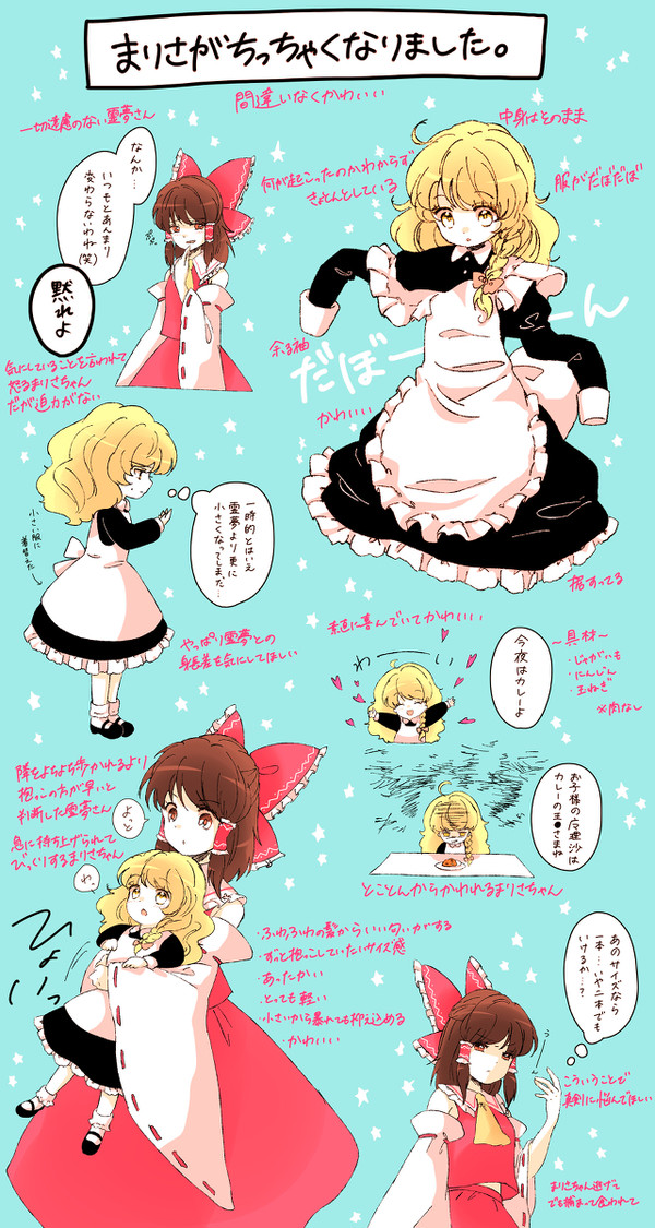魔理沙を小さくして遊ぶ会
