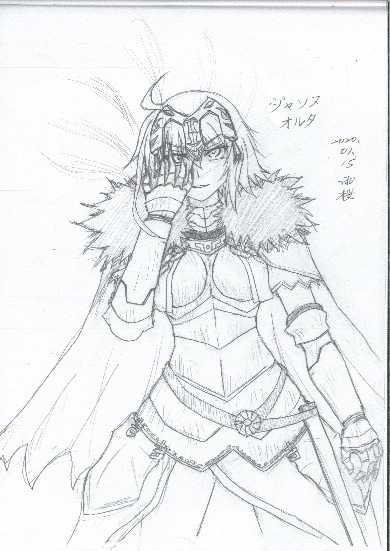 絵の練習 ジャンヌ