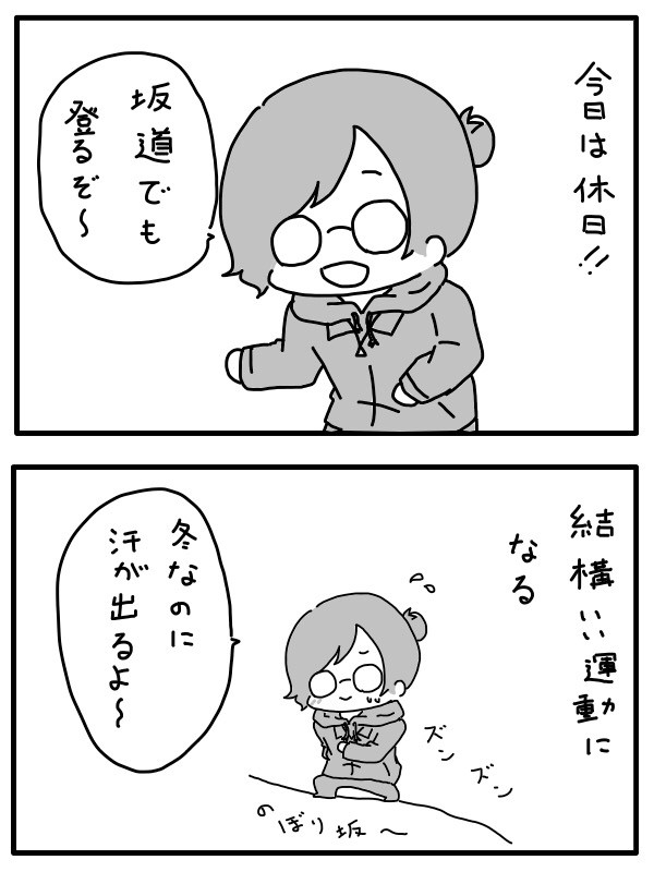 休日の運動、本気出してみた