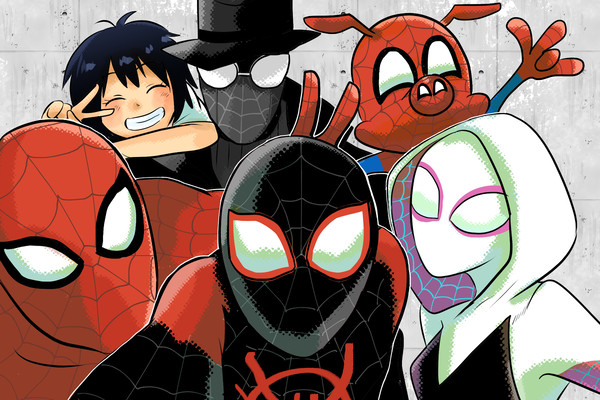 映画スパイダーバース詰め
