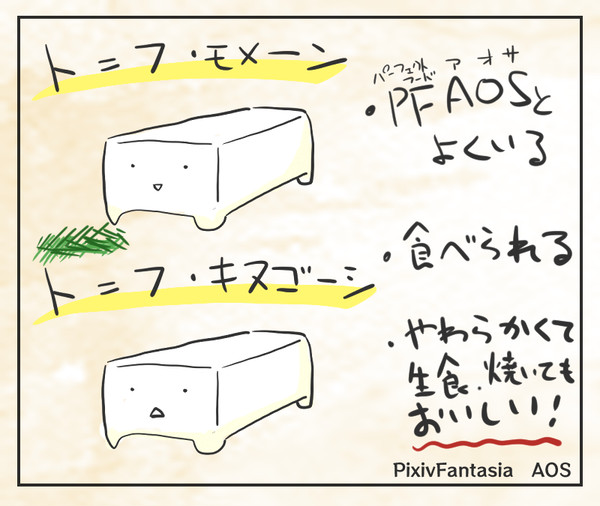 【PFAOS】ト＝フ【食料】