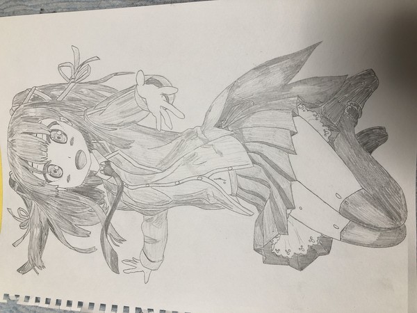 カントク 鍵村葉月 模写