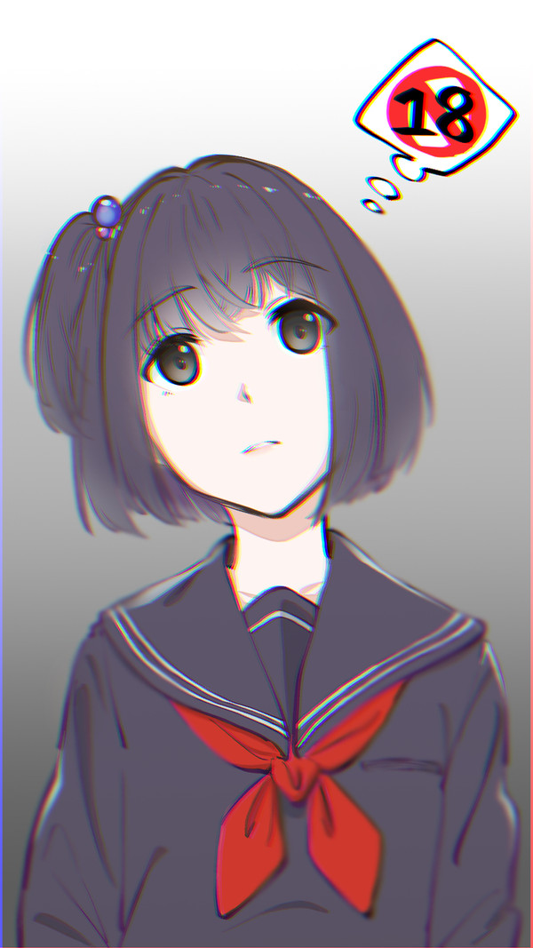 涼しい顔して何考えてるんだ...の絵