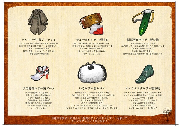 【PFAOS】ポルヴェ製商品一例