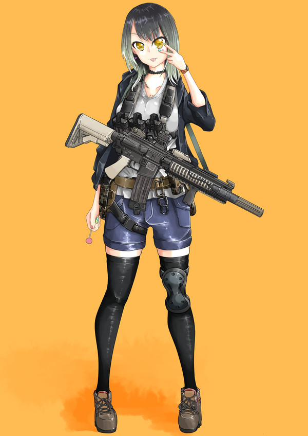 スチームパンク風武装JK