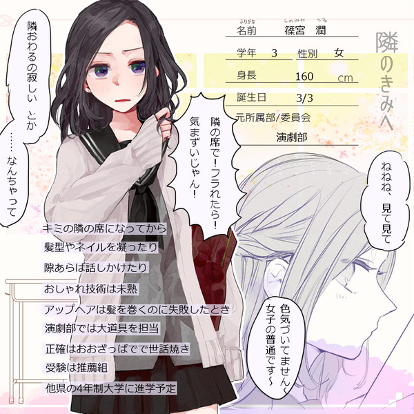 【となキミ】篠宮 潤【名簿】