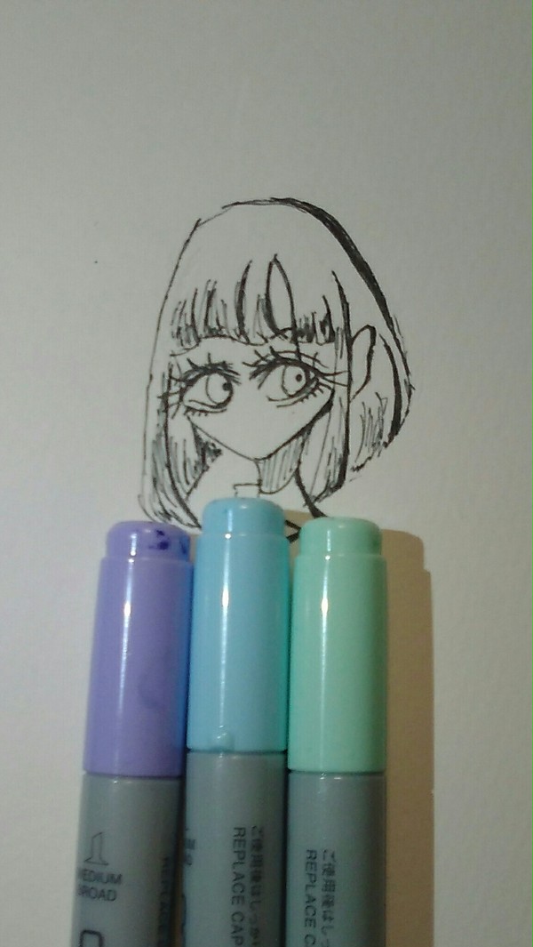 三色マーカーチャレンジ