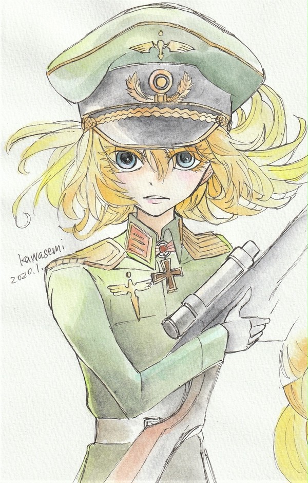幼女戦記ツイログ① 練習・模写