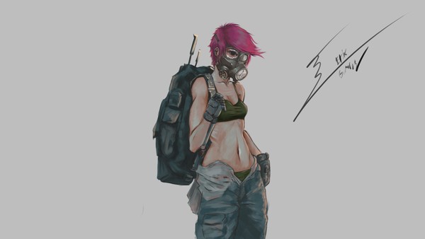 Gas Mask Girl