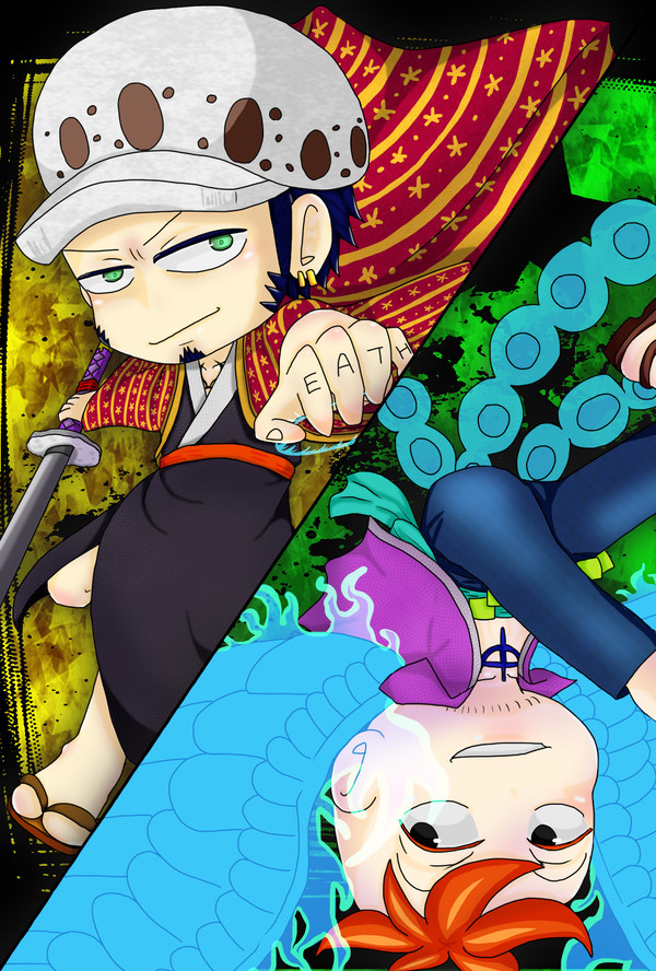 依頼絵ロー＆マルコ