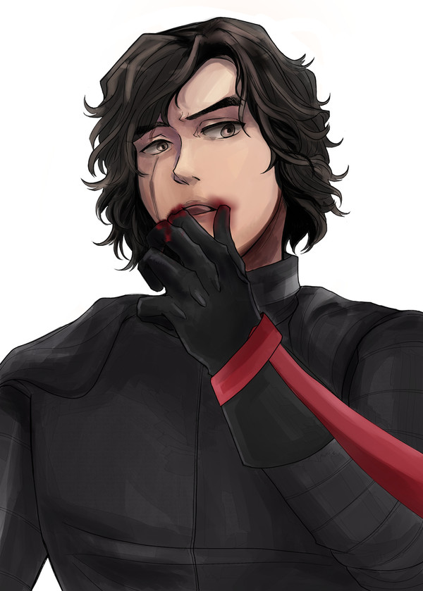 赤い線