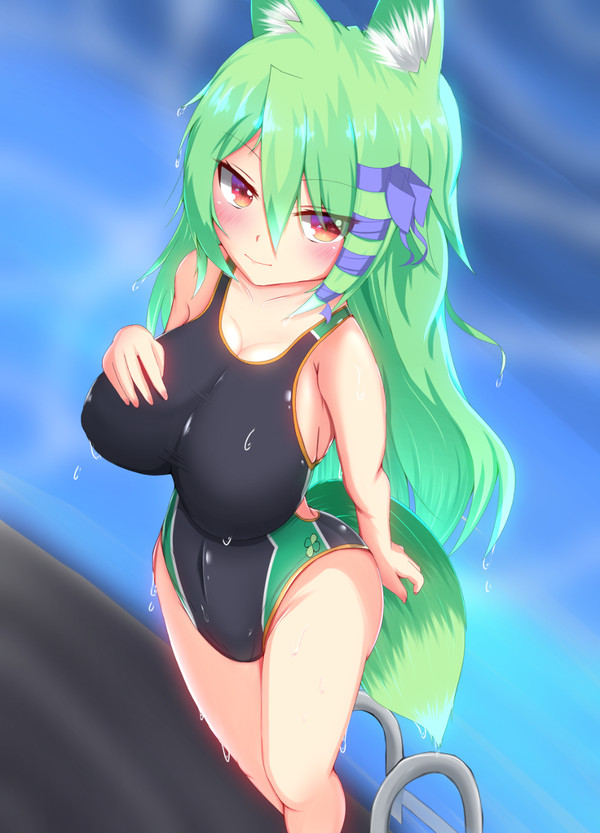 競泳水着クロハちゃん