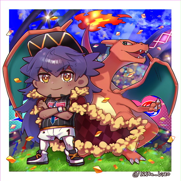 ちまちまダンデとリザードン