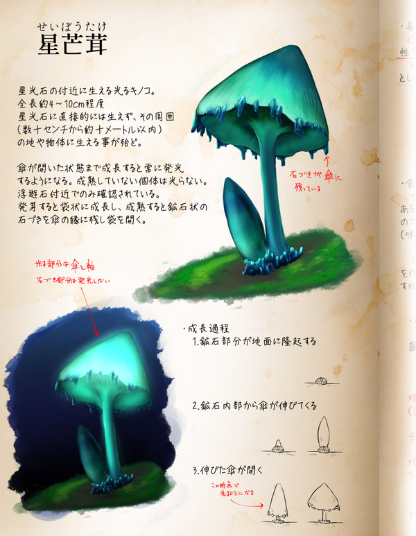 【PFAOS】星芒茸(セムの手記:その2)
