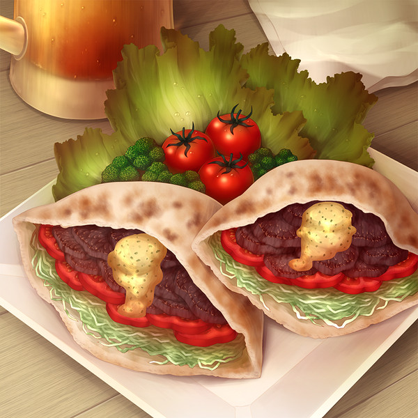 【PFAOS】鹿肉のケバブ