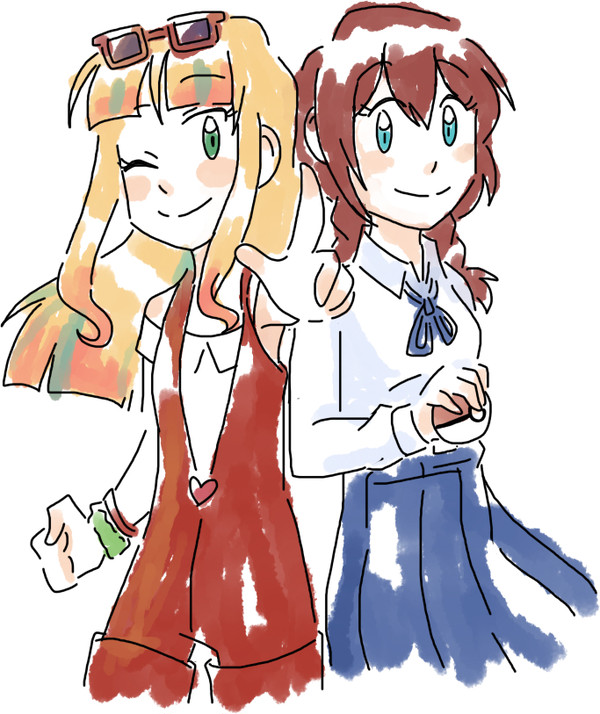 Risa and Emma Verde:Dream Team!