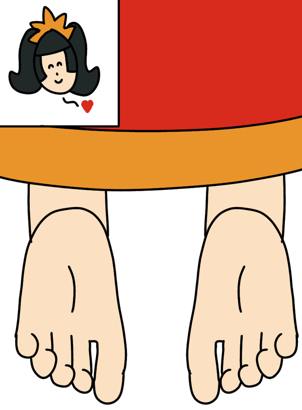 Closeup Of Ashley's Bare Feet