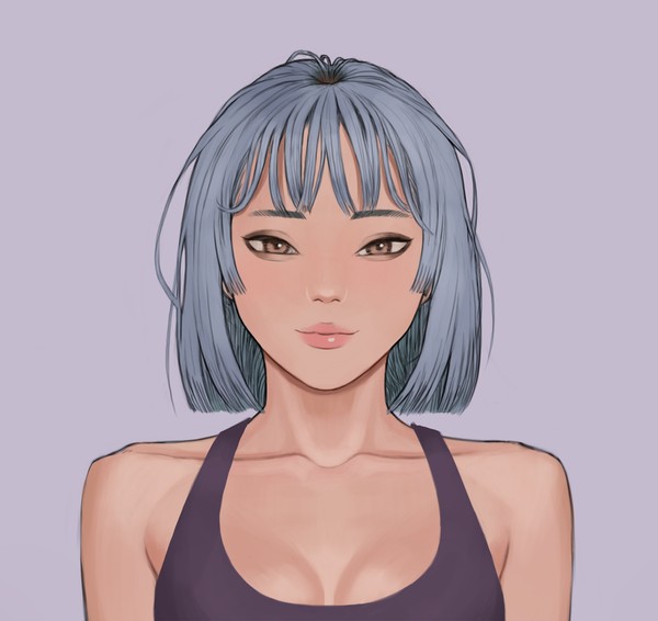 여자 정면