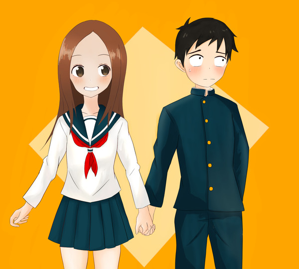 先に手を離したほうが負けだよー