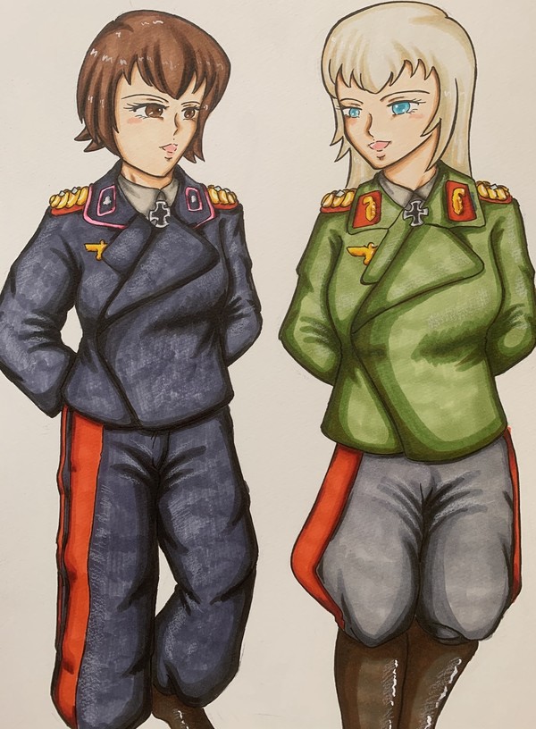 ガルパンキャラでお送りする、軍装よもやま話