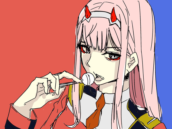 ゼロツーの絵かいた！