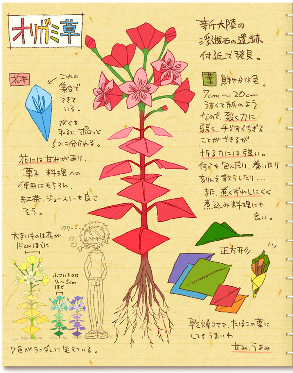 【PFAOS】オリガミ草【食料】