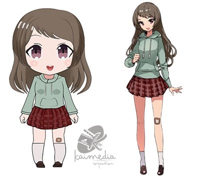 Chibi of Beta Hanazono Tae