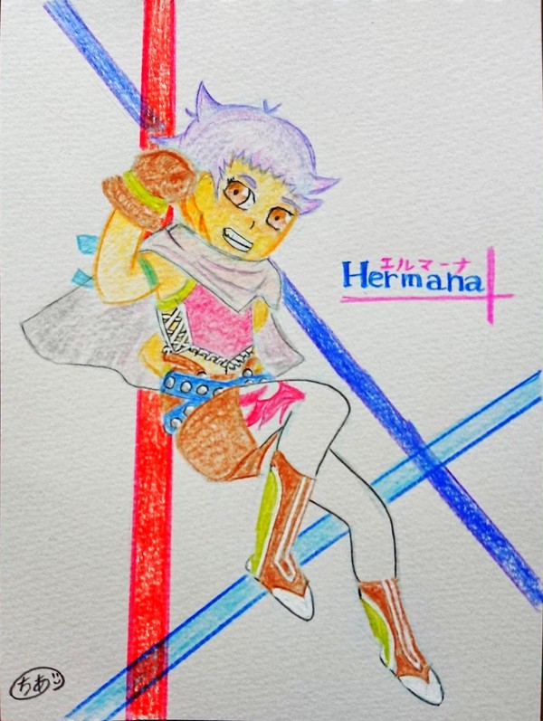 初描きエルマーナ
