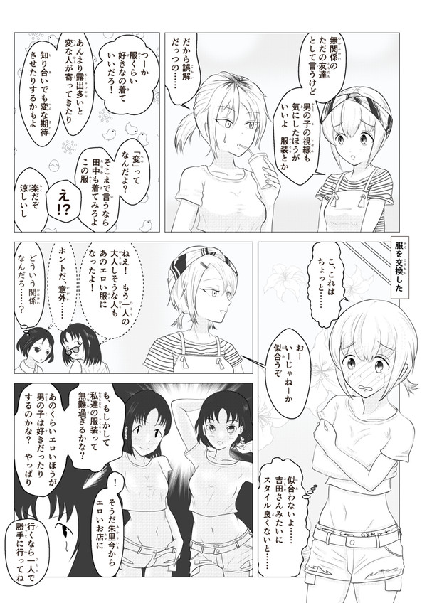 吉田さんの私服をまこっちに着せてみた