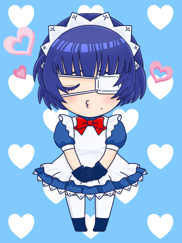 版権メイド絵2種