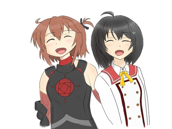 可奈美とメイプル