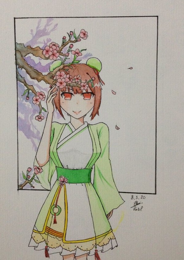 chara and peach blossom