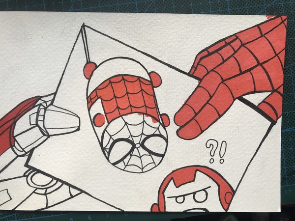 TsumTsum！Iron Man and Spider-Man