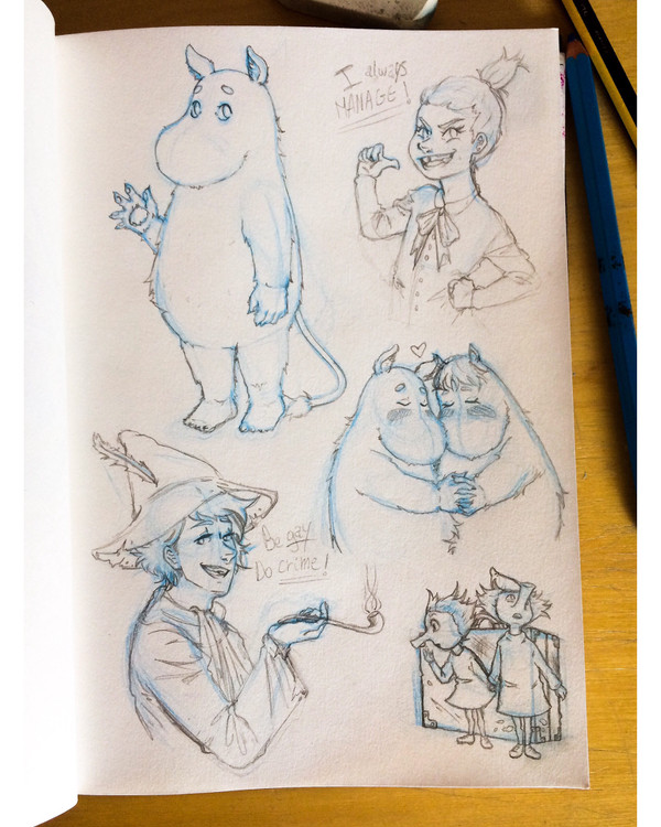Moomin sketches