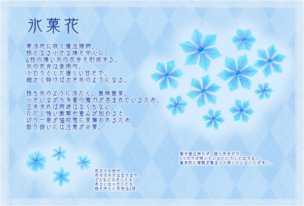 【PFAOS】氷菓花【植物】