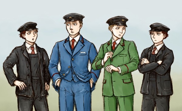 某人面機関車擬人化らくがきまとめ
