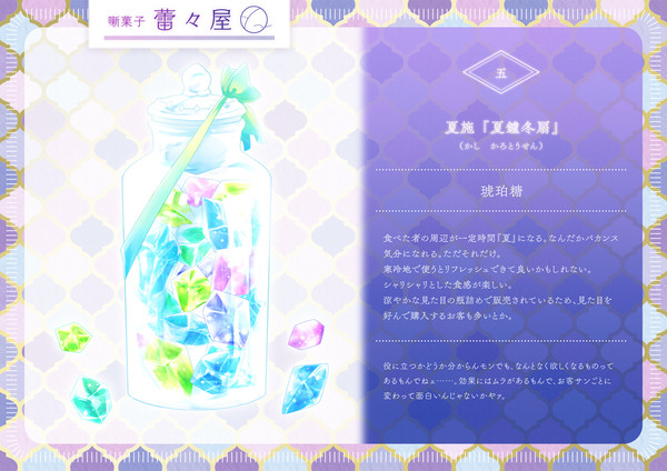 【PFAOS】今日の御八つ＜夏と琥珀糖＞【星の降り立つ都】