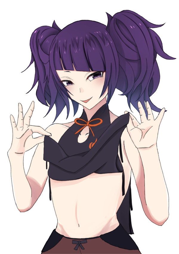 摩美々のお腹