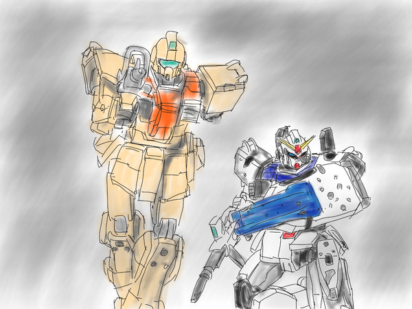 陸戦型ガンダム&陸戦型ジム