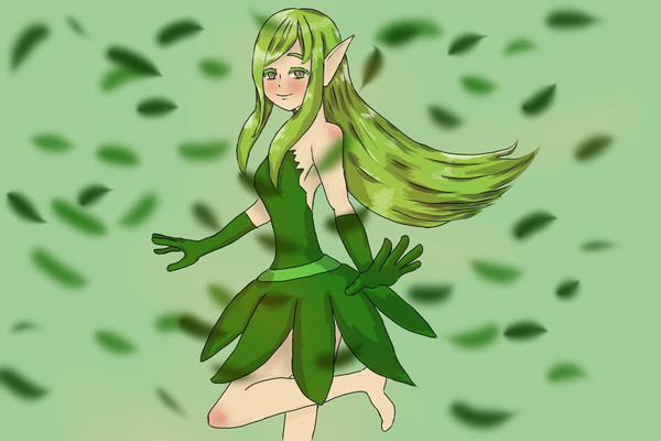 エルフの女の子