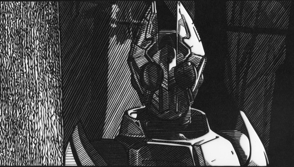 【切り絵】仮面ライダーギャレン