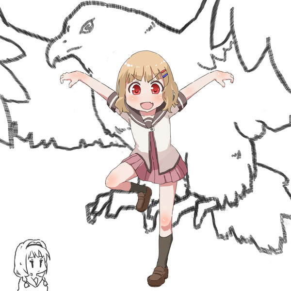 荒ぶる鷹のポーズ