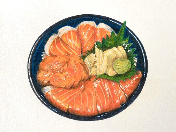 サーモン丼