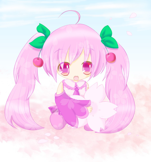 塗らせて頂きました【桜ミクちゃん】